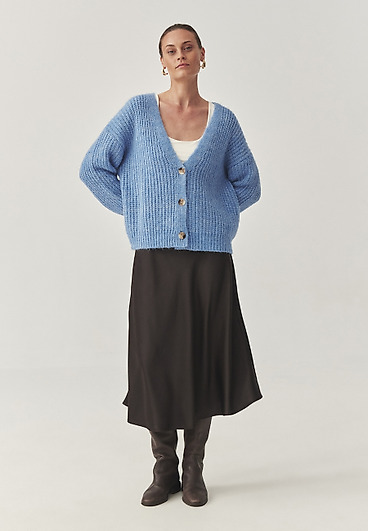 SATIN MIDI SKIRT - SATINI 4 SATIN MIDI SKIRT - SATINI 4