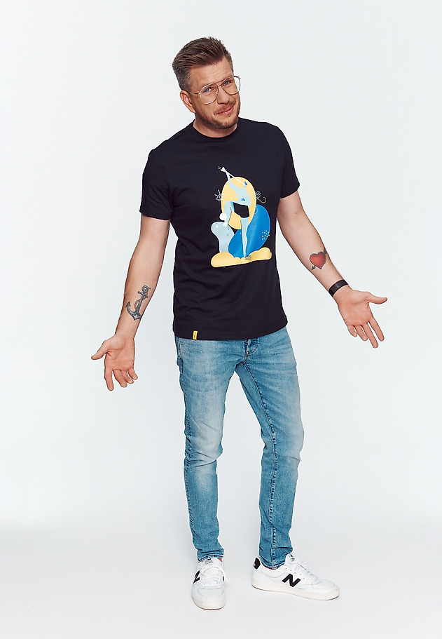 T-SHIRT MĘSKI MIKIN 1 JS T-SHIRT MĘSKI MIKIN 1 JS GRANATOWY 4