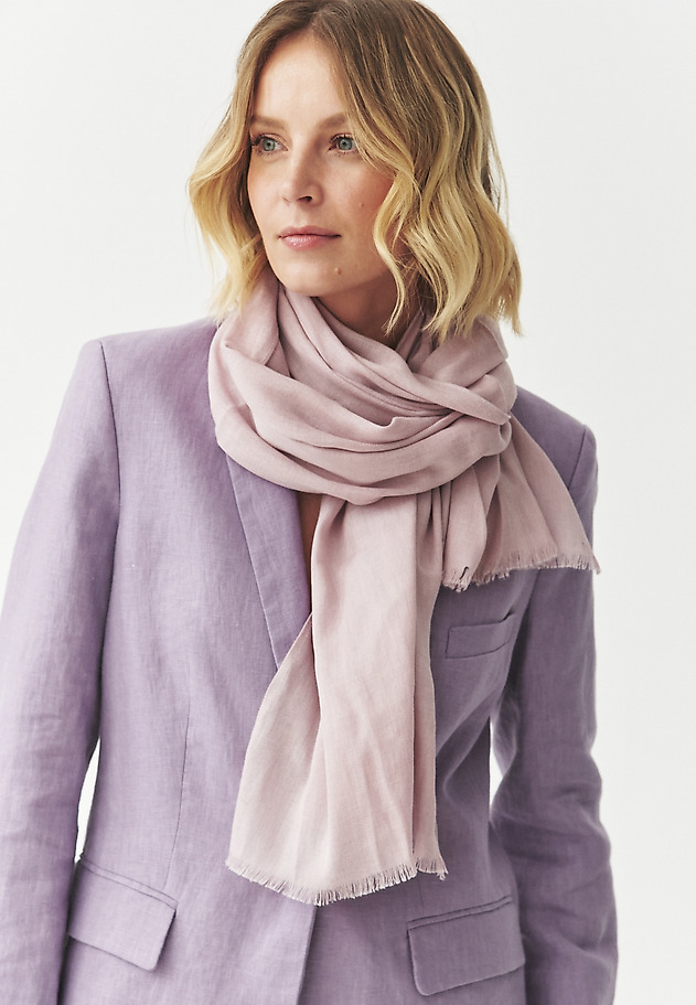 LADIES' COTTON SCARF — SENICA LADIES' COTTON SCARF — SENICA RÓŻOWY 2