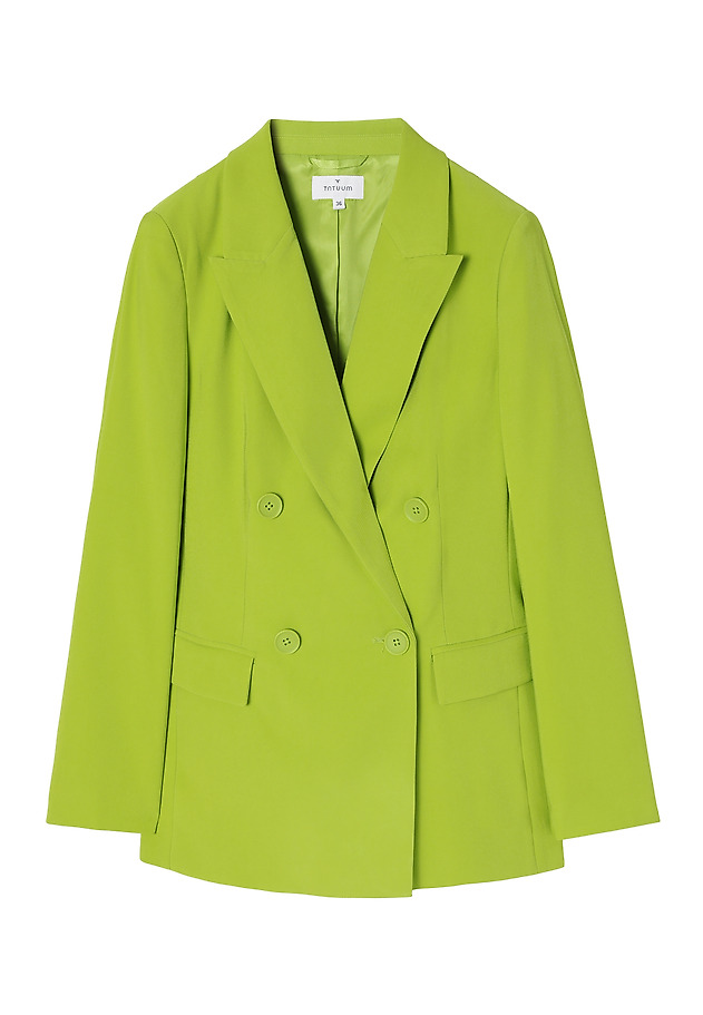 LADIES’ DOUBLE-BREASTED JACKET WITH A LINING - ADA LADIES’ DOUBLE-BREASTED JACKET WITH A LINING - ADA ZIELONY 6