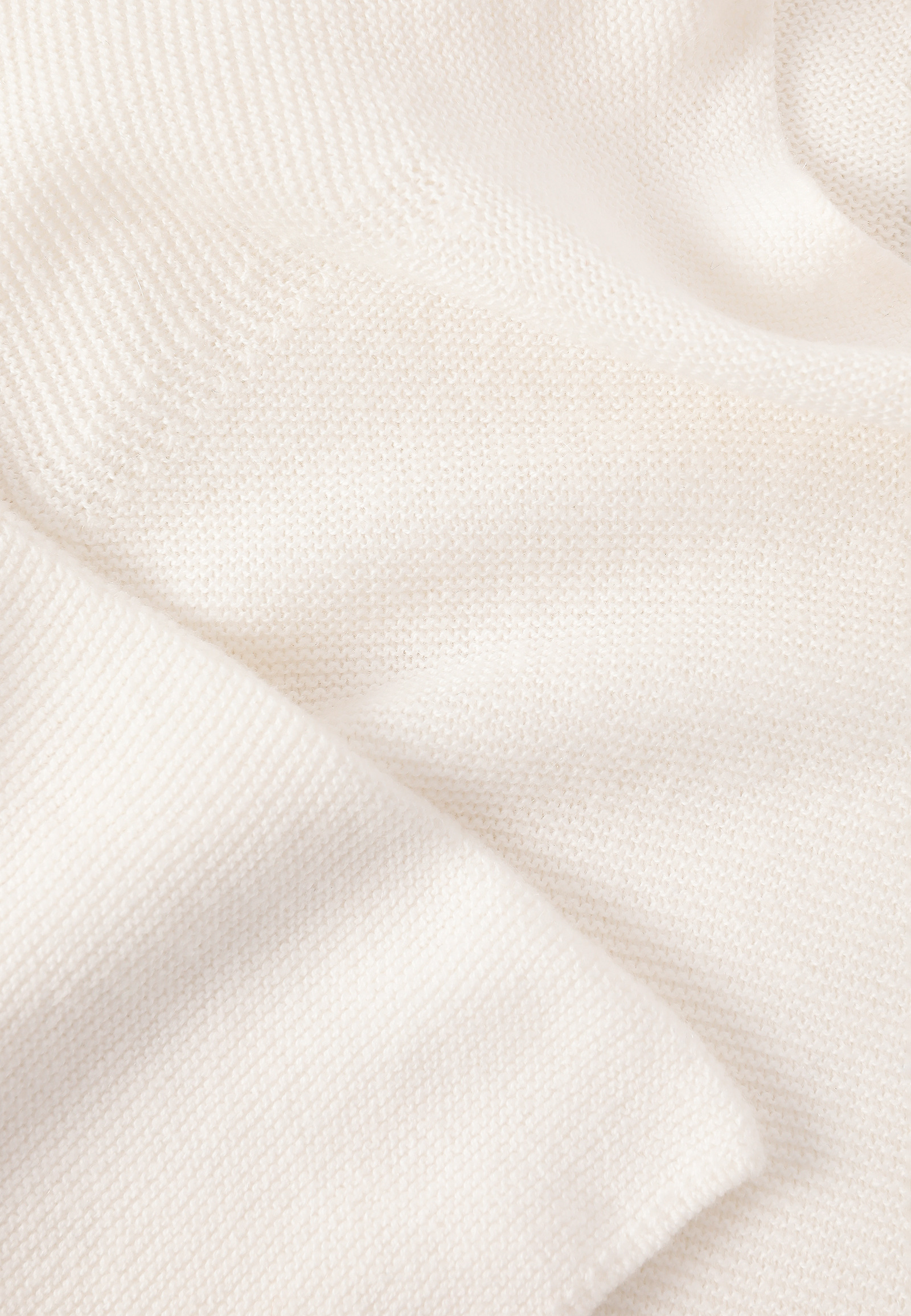SWETER Z PÓŁGOLFEM I DOMIESZKĄ WEŁNY - JOLIE SWETER Z PÓŁGOLFEM I DOMIESZKĄ WEŁNY - JOLIE ECRU 113756