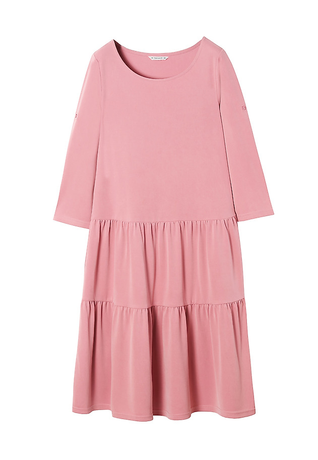 MINI DRESS WITH A FRILL RIKSONA 1 MINI DRESS WITH A FRILL RIKSONA 1 RÓŻOWY 6