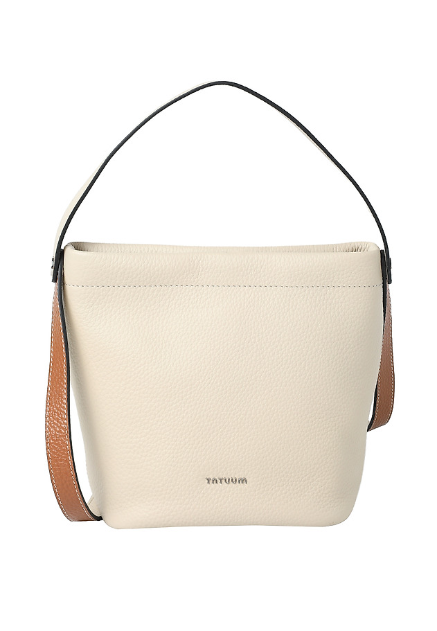 WOMEN'S LEATHER BAG - INFINITY WOMEN'S LEATHER BAG - INFINITY BEIGE 2
