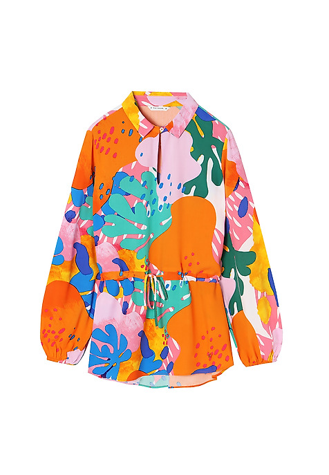 COLECȚIA BLOOMING: BLUZĂ DE DAMĂ CU MODEL LENAZJA MULTICOLOR 2