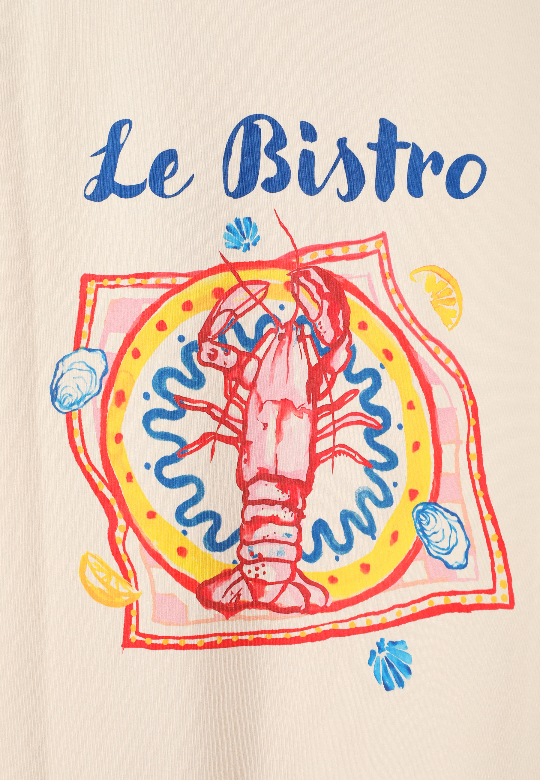 BAWEŁNIANY T-SHIRT Z NADRUKIEM - MAR