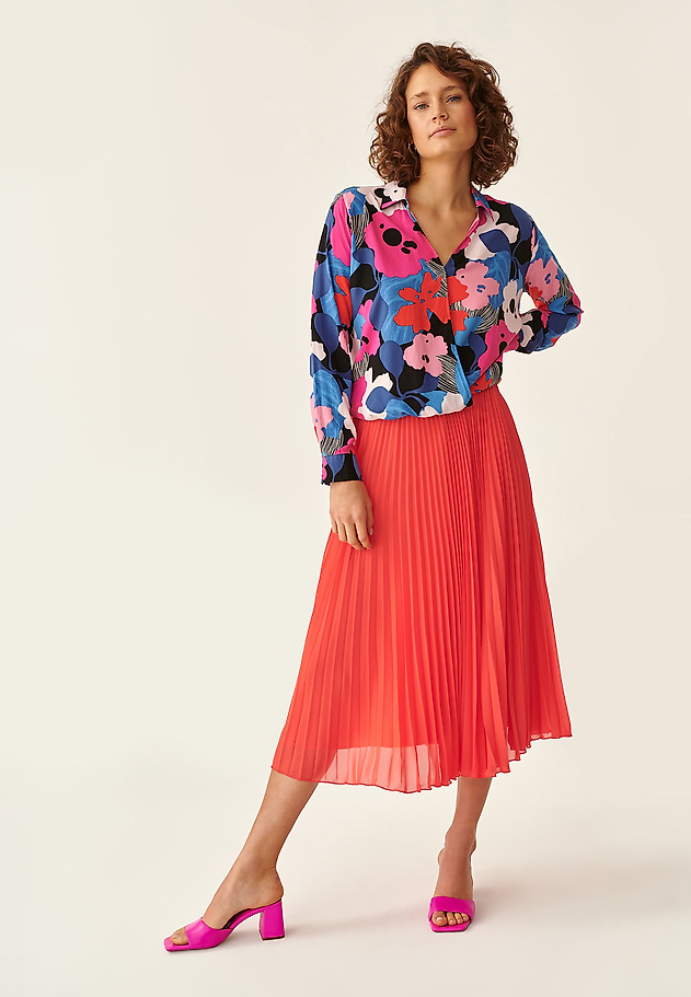 LADIES' PLACKET SKIRT MERIDIANA LADIES' PLACKET SKIRT MERIDIANA POMARAŃCZOWY 1