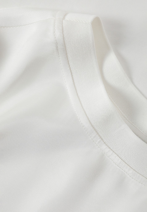 LADIES’ SHORT-SLEEVED BLOUSE - MALTO ECRU 2