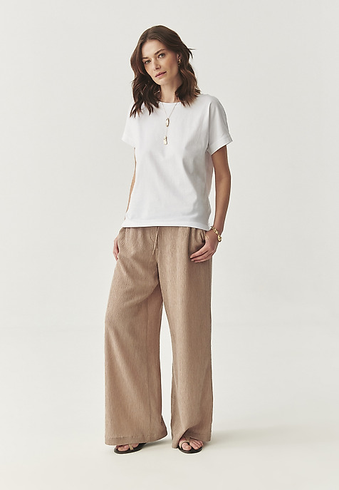 LOOSE COTTON T-SHIRT - ANOKO 1 WHITE 2