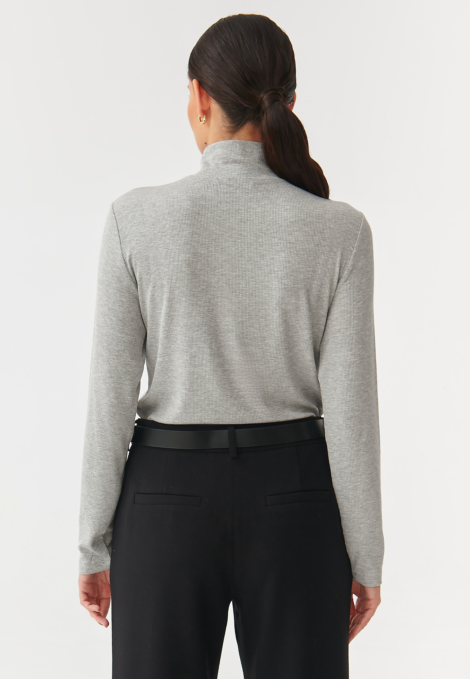 ŽENSKA BLUZA Z ROLOJEM GOLTIKA ŽENSKA BLUZA Z ROLOJEM GOLTIKA SIVA 94174