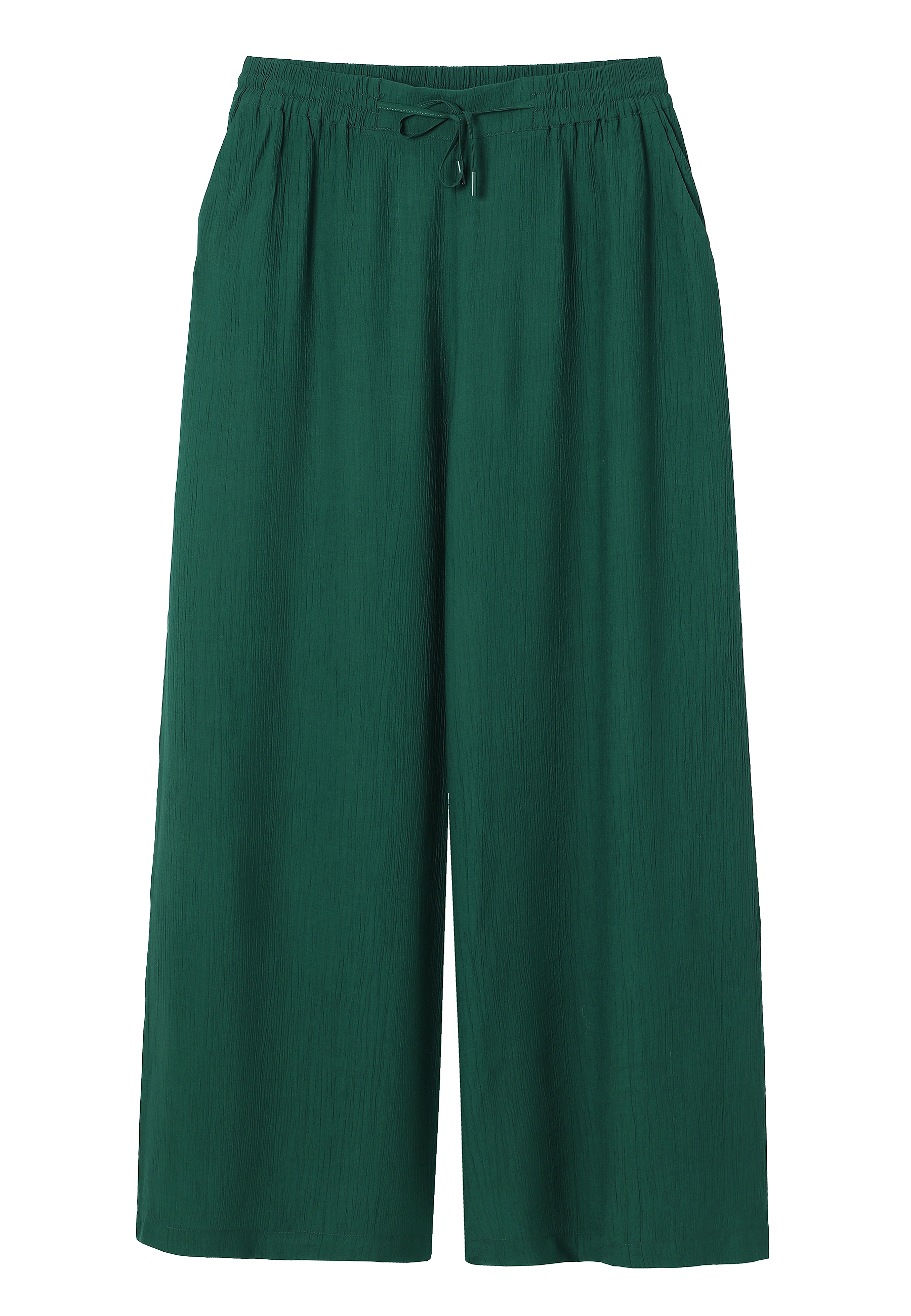 PANTALONI CREPONAȚI DIN VISCOZĂ LENZING™ ECOVERO™ - MINTONA