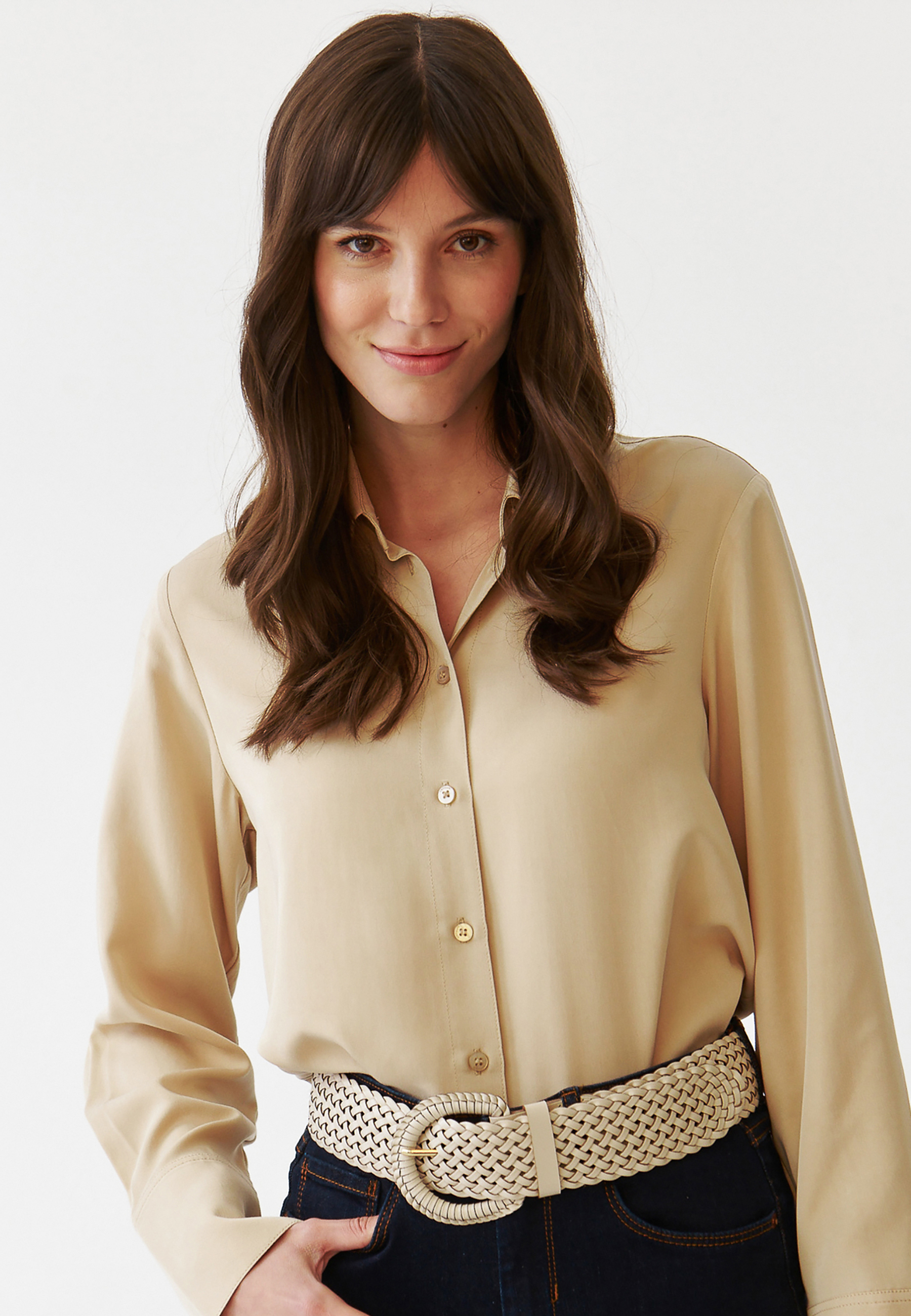 DÁMSKÝ PLETENÝ OPASEK BRUNA