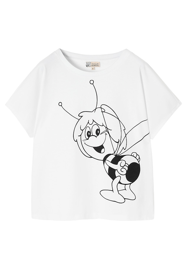 TRICOU DIN BUMBAC IMPRIMAT - NILS TRICOU DIN BUMBAC IMPRIMAT - NILS ALB 4