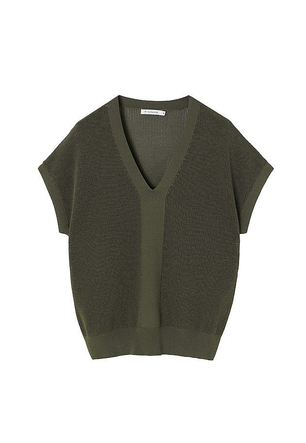 KNITTED BLOUSE WITH VISCOSE - TALA KNITTED BLOUSE WITH VISCOSE - TALA KHAKI 6