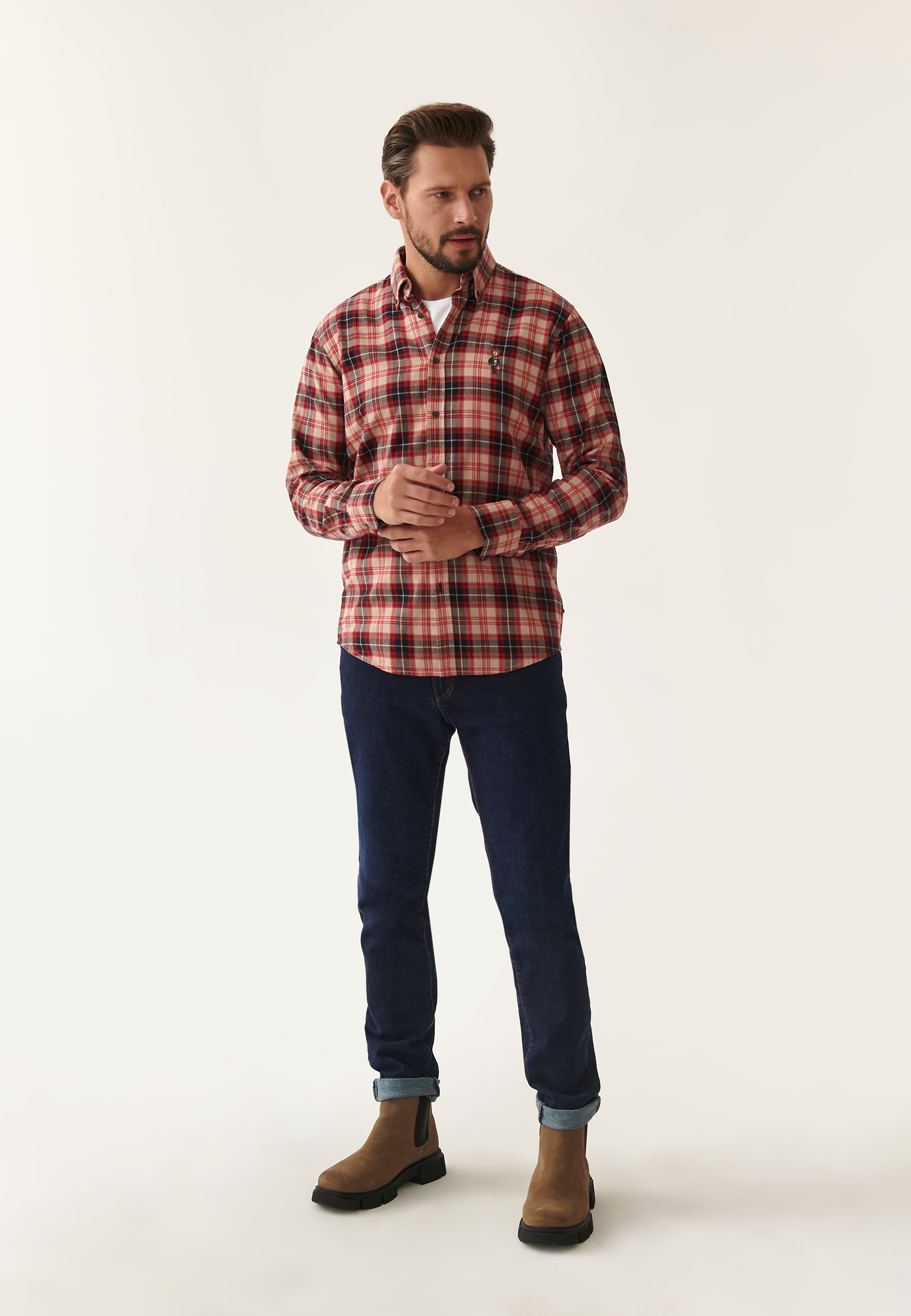 PÁNSKÁ KOSTKOVANÁ KOŠILE CHARLIE 1 CLASSIC