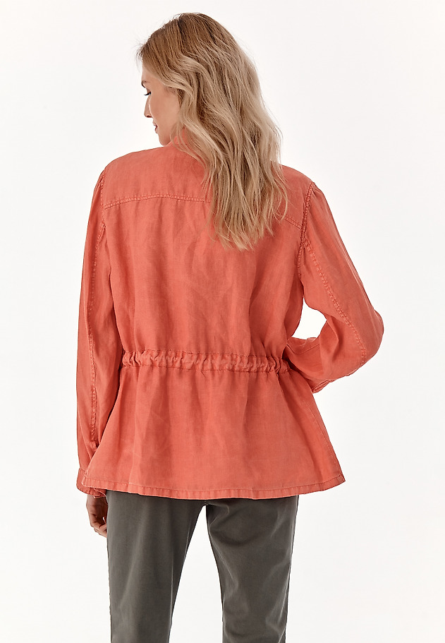 LADIES' LINEN JACKET ARJANA LADIES' LINEN JACKET ARJANA CZERWONY 2