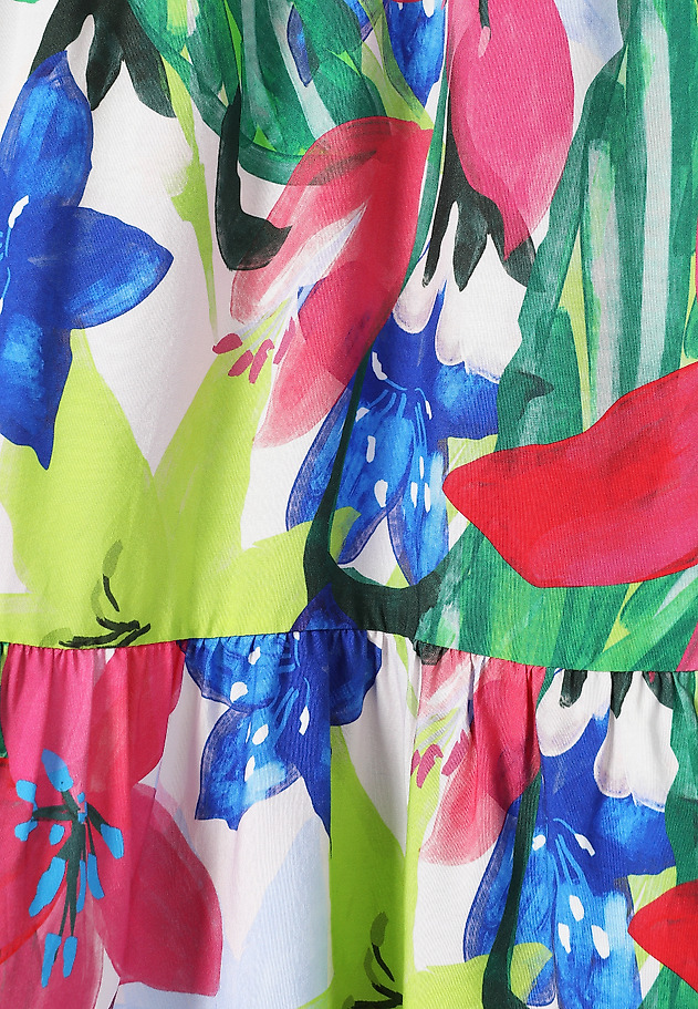VISCOSE DRESS WITH ORIGINAL DESIGN - NETUNO VISCOSE DRESS WITH ORIGINAL DESIGN - NETUNO RÓŻOWY 8