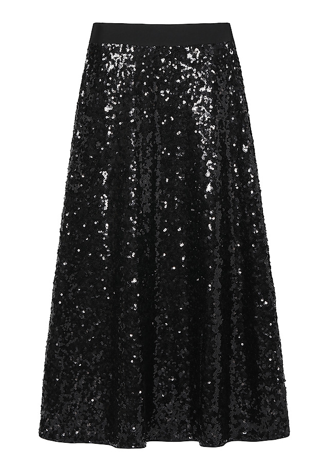 LADIES’ SEQUINED SKIRT ONITA LADIES’ SEQUINED SKIRT ONITA CZARNY 5