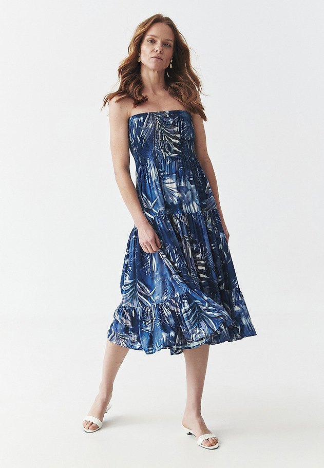 PATTERNED VISCOSE SKIRT - EFIANA PATTERNED VISCOSE SKIRT - EFIANA MULTIKOLOR 7