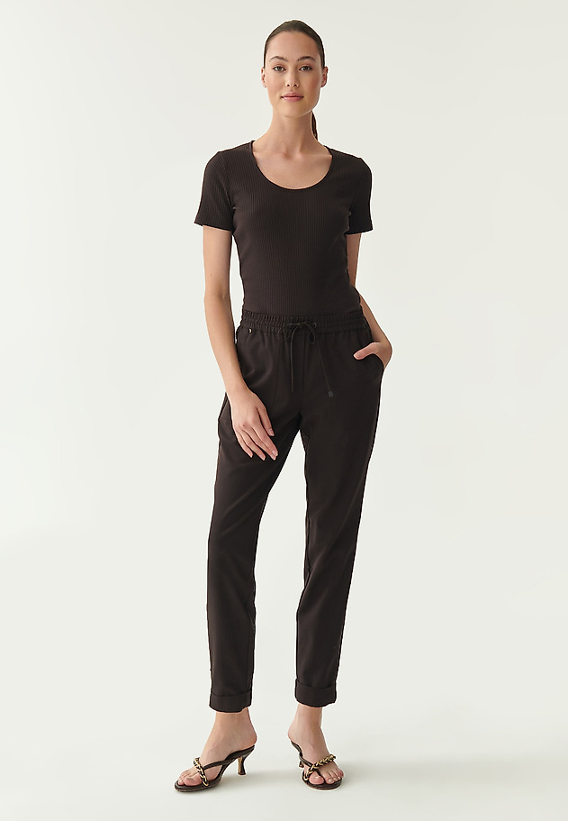 COMFORTABLE LADIES' TROUSERS SUDIKI COMFORTABLE LADIES' TROUSERS SUDIKI BROWN 1
