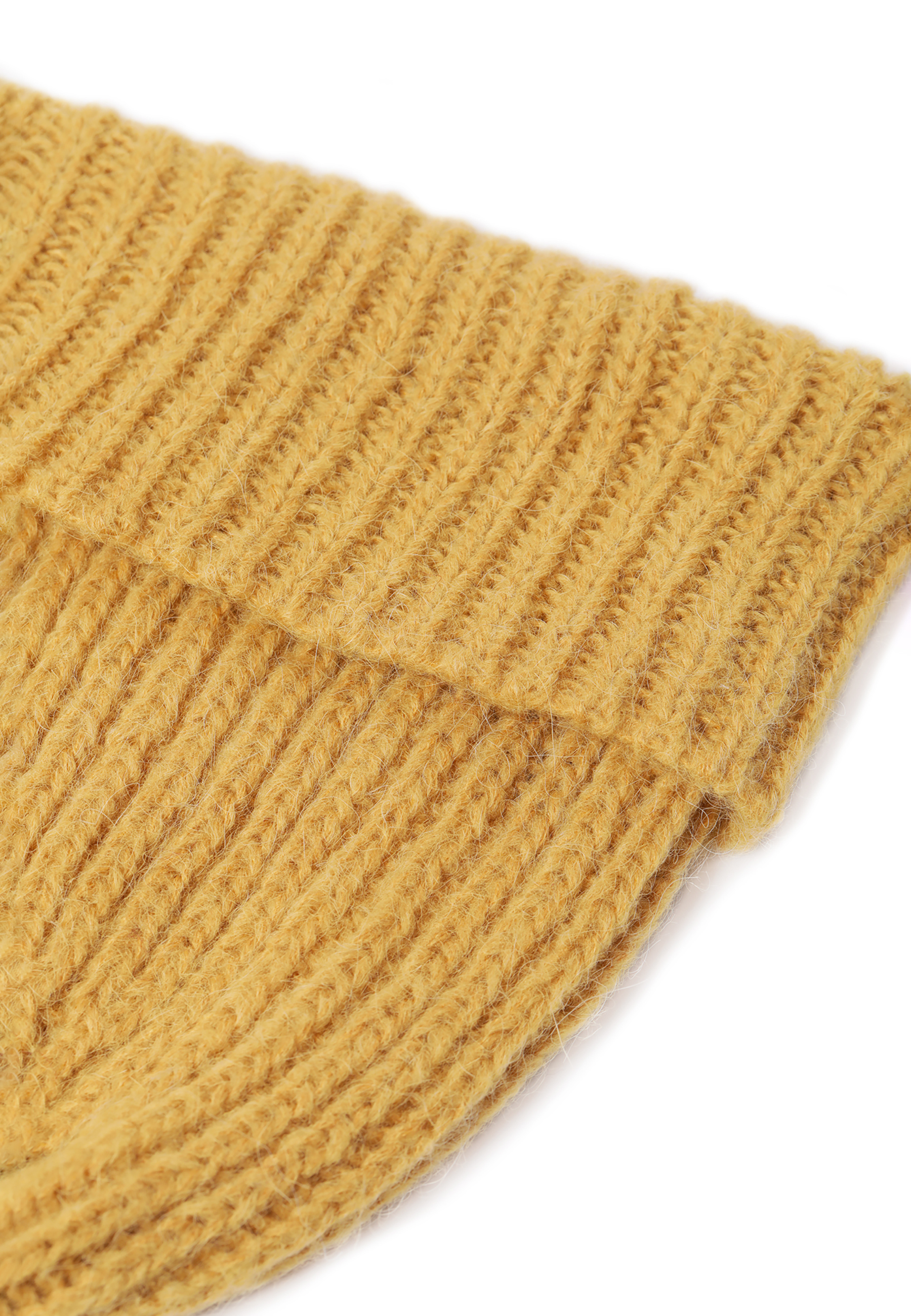 LADIES KNIT CAP MILI YELLOW 2