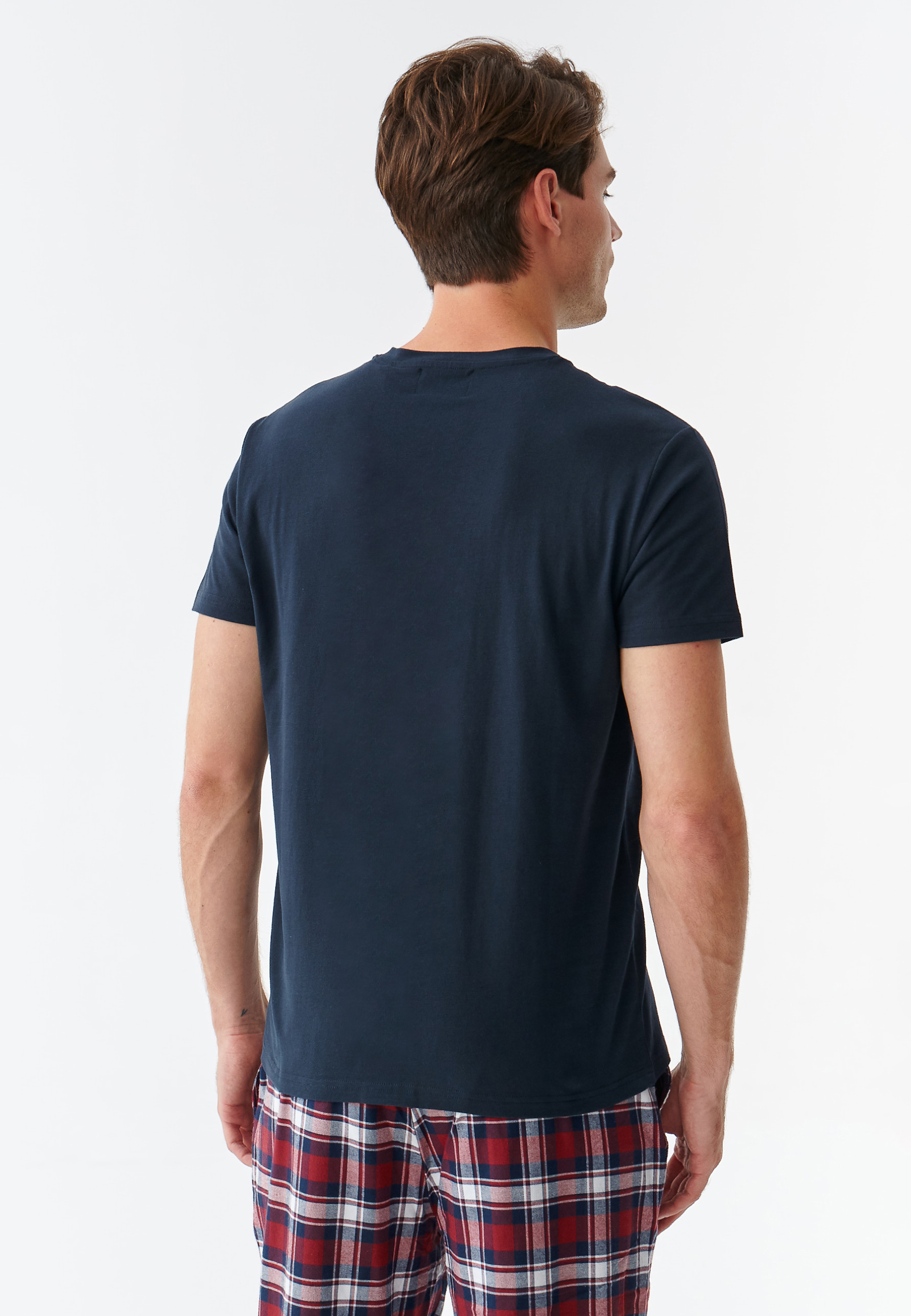 PÁNSKE LÁTKOVO-PLETENÉ PYŽAMO S MOTÍVOM MACKA UŠKA PAUL VIACFAREBNÝ 2