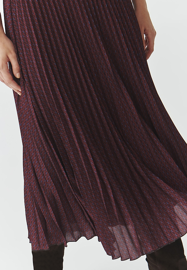 FABRIC MIDI SKIRT WITH ORIGINAL PATTERN — BARI 1 FABRIC MIDI SKIRT WITH ORIGINAL PATTERN — BARI 1 MULTIKOLOR 5