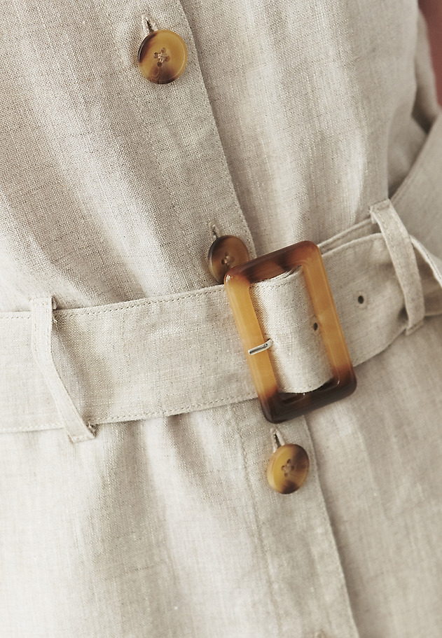SAFARI STYLE LINEN SHMISSERIE - SOFORI SAFARI STYLE LINEN SHMISSERIE - SOFORI BEŻOWY 5