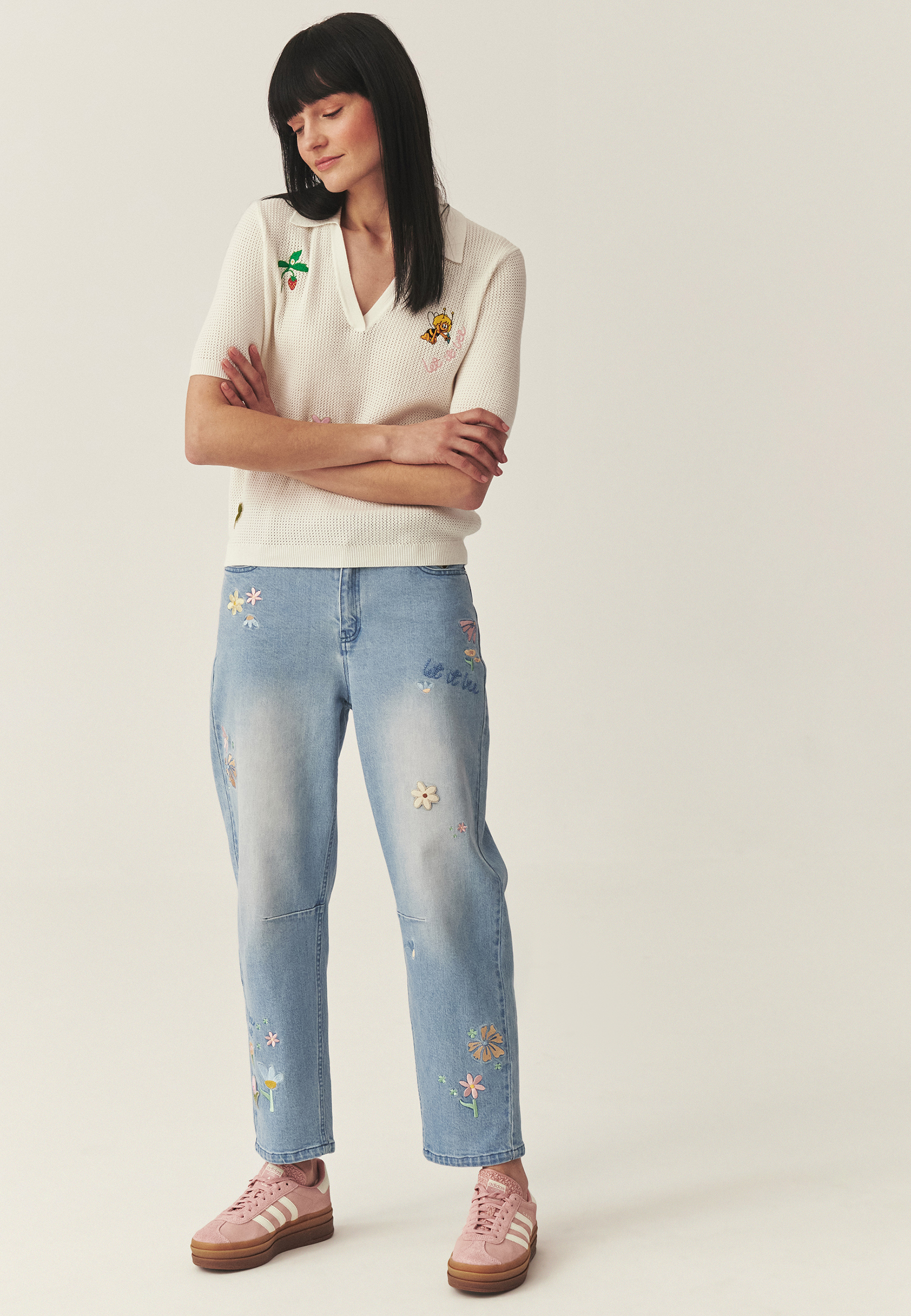 PLETENÁ BLÚZKA S GOLIEROM – TISA