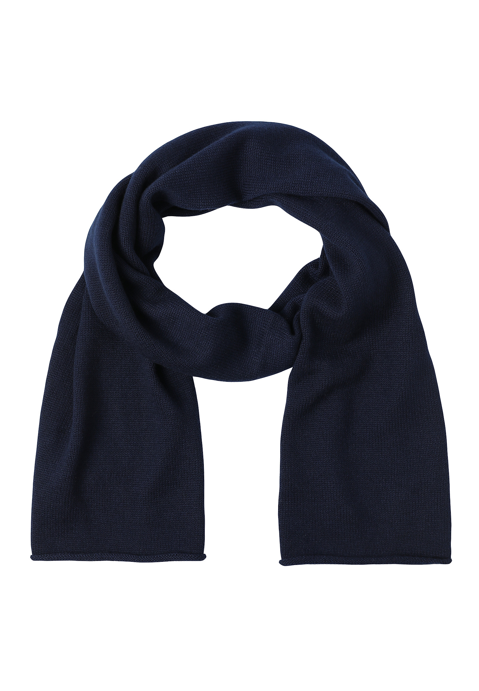CLASSIC WOOL SCARF - ADVOPER 1 CLASSIC WOOL SCARF - ADVOPER 1 NAVY BLUE 113324