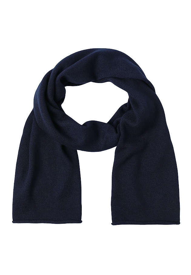 CLASSIC WOOL SCARF - ADVOPER 1 CLASSIC WOOL SCARF - ADVOPER 1 NAVY BLUE 1