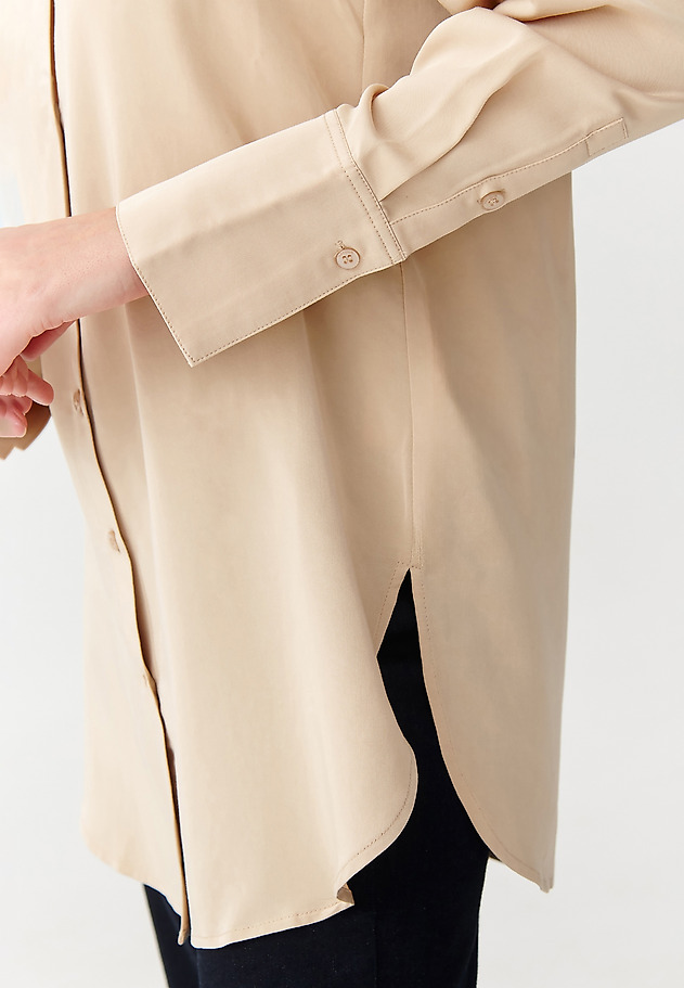LONG LADIES’ SHIRT - MALIBU 5 LONG LADIES’ SHIRT - MALIBU 5 BEŻOWY 6