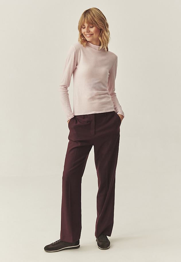 CLASSIC HALF-TIE WITH WOOL BLEND - BROADWAY CLASSIC HALF-TIE WITH WOOL BLEND - BROADWAY PINK 4