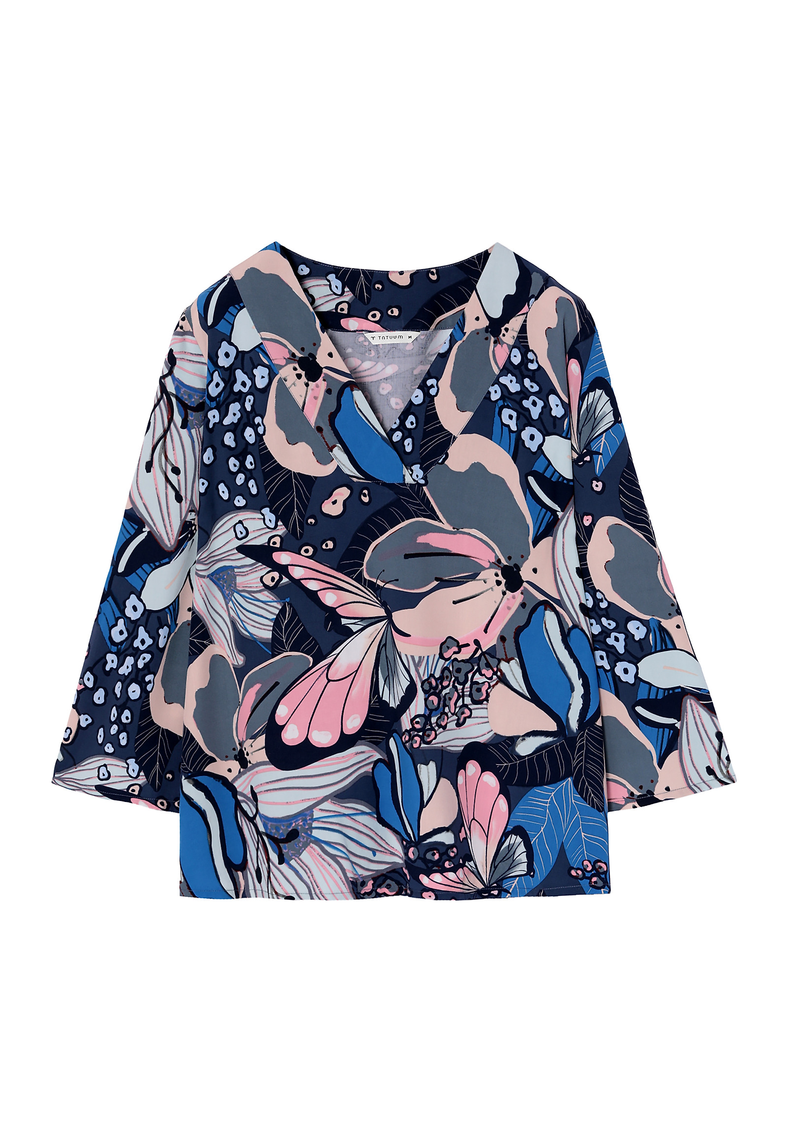 BLUZĂ IMPRIMATĂ DE DAMĂ SIMPLENA 1 BLUZĂ IMPRIMATĂ DE DAMĂ SIMPLENA 1 MULTICOLOR 85150