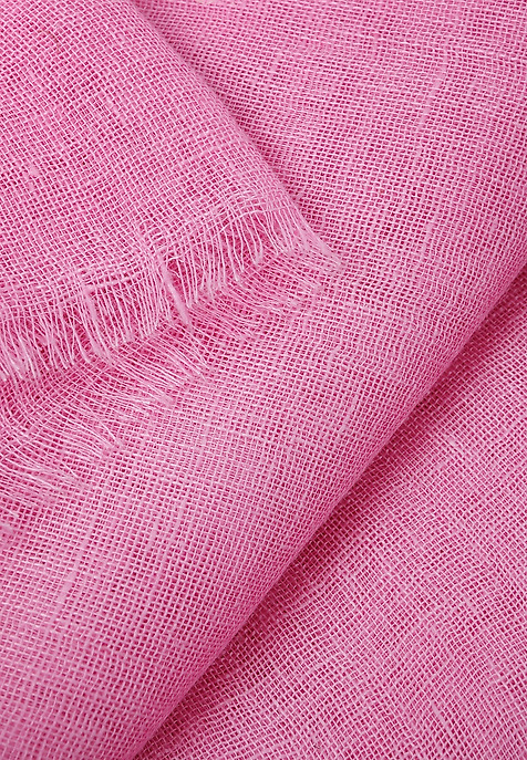 LINEN SCARF - LAMBI PINK 2