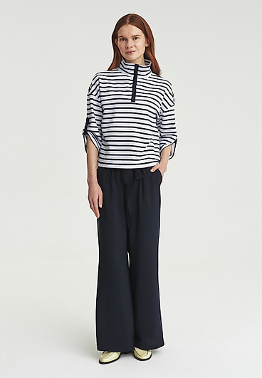 BAWEŁNIANA BLUZA W PASKI - MOLLO BAWEŁNIANA BLUZA W PASKI - MOLLO