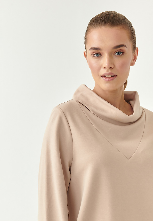 LADIES' TURTLENECK DRESS RODA LADIES' TURTLENECK DRESS RODA BEIGE 1