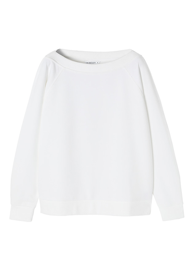 BLUZA DAMSKA Z DEKOLTEM W ŁÓDKĘ - GABBY BLUZA DAMSKA Z DEKOLTEM W ŁÓDKĘ - GABBY ECRU 6