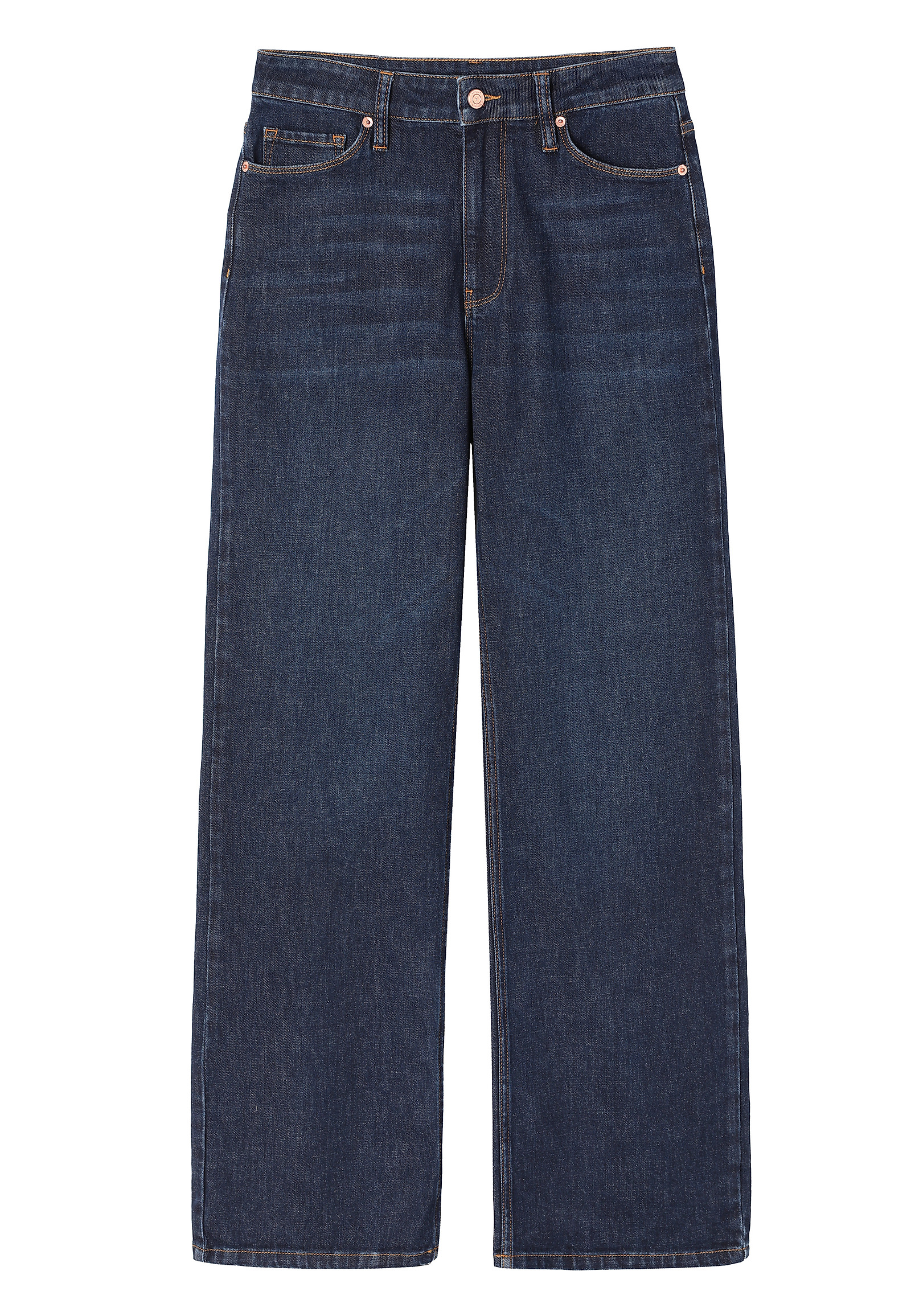 DENIMOWE SPODNIE WIDE LEG - RISO DENIMOWE SPODNIE WIDE LEG - RISO NIEBIESKI 114599