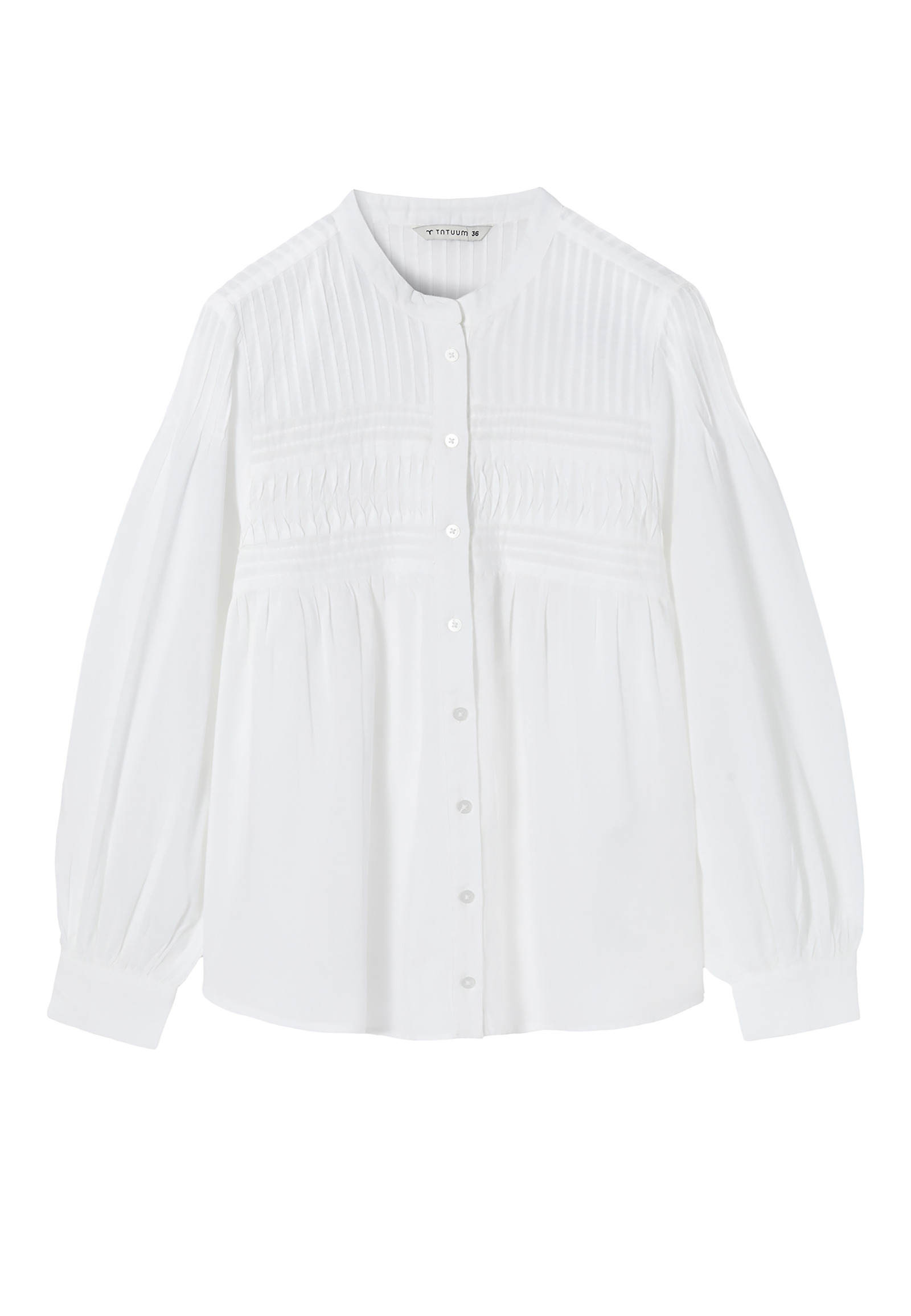 BATYSTOWA BLUZKA Z OZDOBYMI PRZESZYCIAMI BABTISTI BATYSTOWA BLUZKA Z OZDOBYMI PRZESZYCIAMI BABTISTI BIAŁY 87695