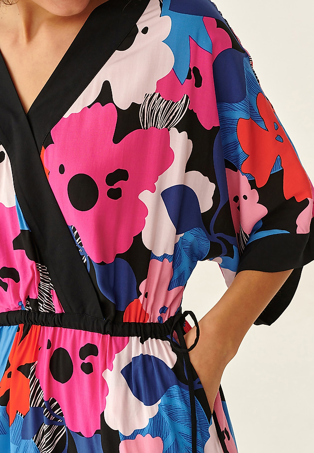 LADIES' PRINTED DRESS MONKO LADIES' PRINTED DRESS MONKO MULTICOLOR 6