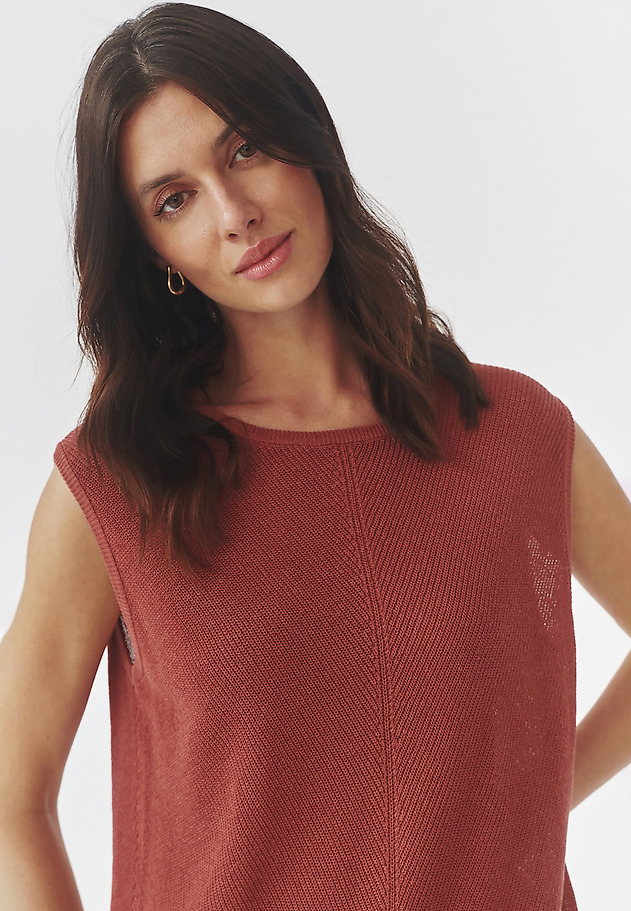 CLASSIC LADIES’ SLEEVELESS BLOUSE - SIKRA CLASSIC LADIES’ SLEEVELESS BLOUSE - SIKRA PINK 1
