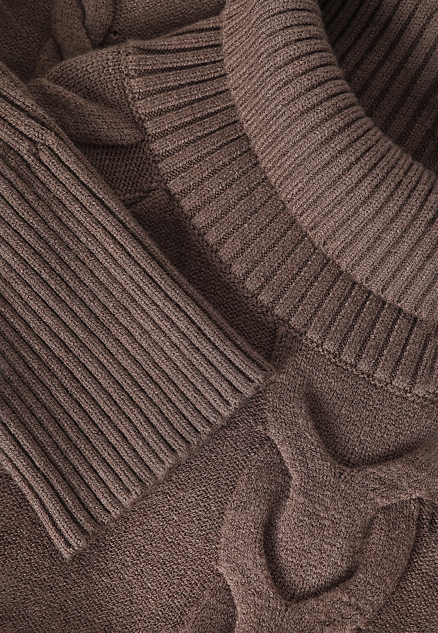LADIES' TURTLENECK JUMPER WITH STRUCTURED PATTERN — EVEREST LADIES' TURTLENECK JUMPER WITH STRUCTURED PATTERN — EVEREST BEŻOWY 6