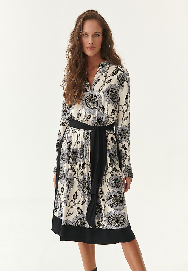 DRESS WITH A STAND-UP COLLAR SOLIKIA DRESS WITH A STAND-UP COLLAR SOLIKIA MULTIKOLOR 3