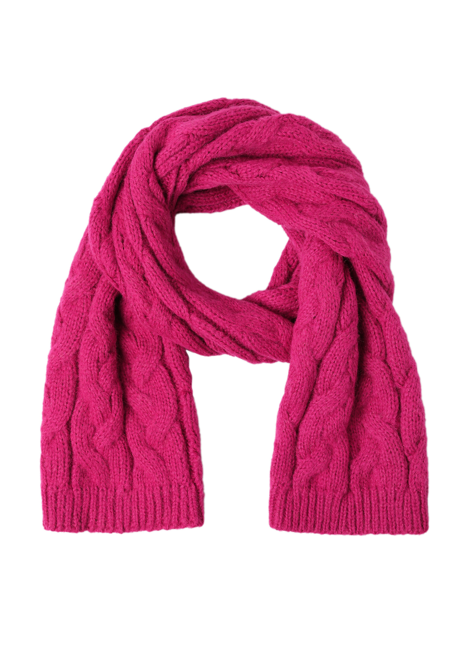 SCARF WITH WOOL BLEND - WERON SCARF WITH WOOL BLEND - WERON RED 115800
