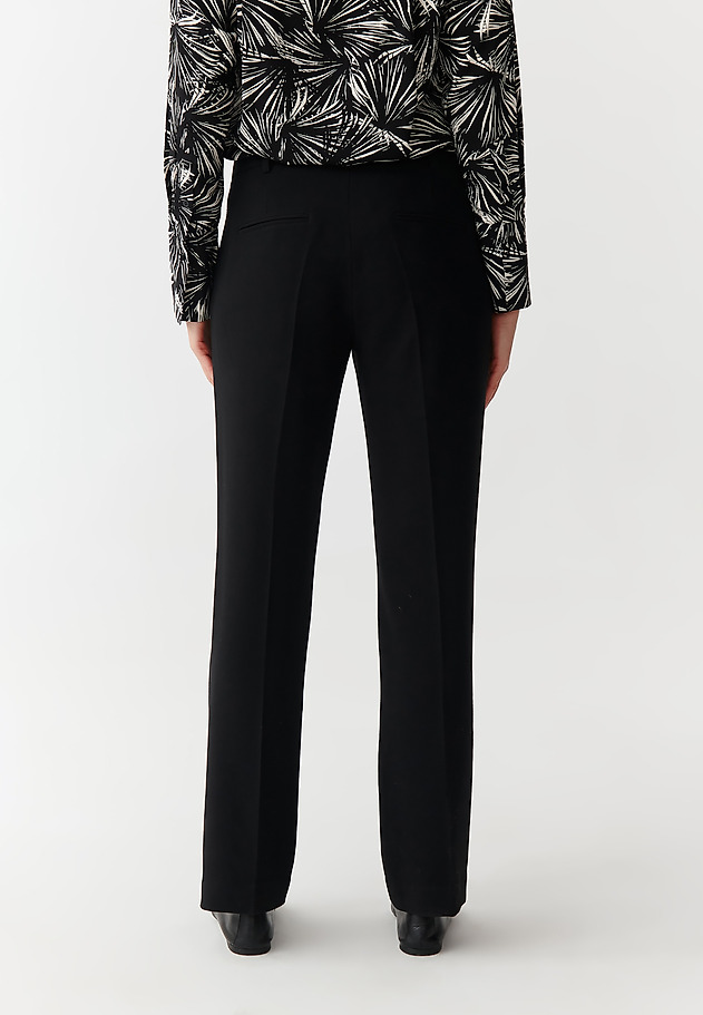 PANTALONI DE DAMĂ, DIN ȚESĂTURĂ, CU CRACI DREPȚI - LAURANIA PANTALONI DE DAMĂ, DIN ȚESĂTURĂ, CU CRACI DREPȚI - LAURANIA NEGRU 3