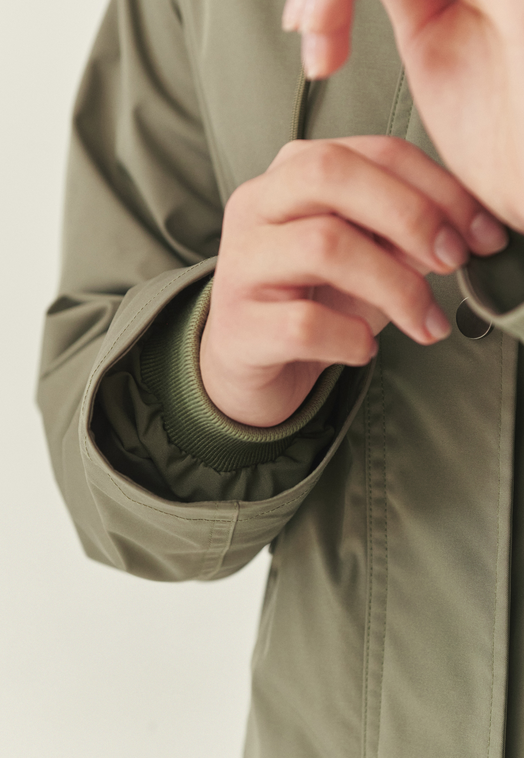 GEACĂ CASUAL CU GLUGĂ - KORKIZA VERDE 2