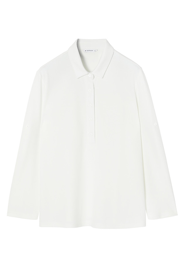ŽENSKA PLETENA BLUZA Z NASTAVLJIVIMI ROKAVI - FLEA ŽENSKA PLETENA BLUZA Z NASTAVLJIVIMI ROKAVI - FLEA ECRU 9