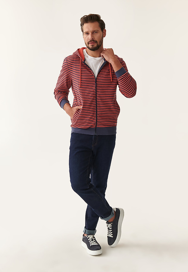 MEN'S ZIP HOODIE KENY MEN'S ZIP HOODIE KENY CZERWONY 5