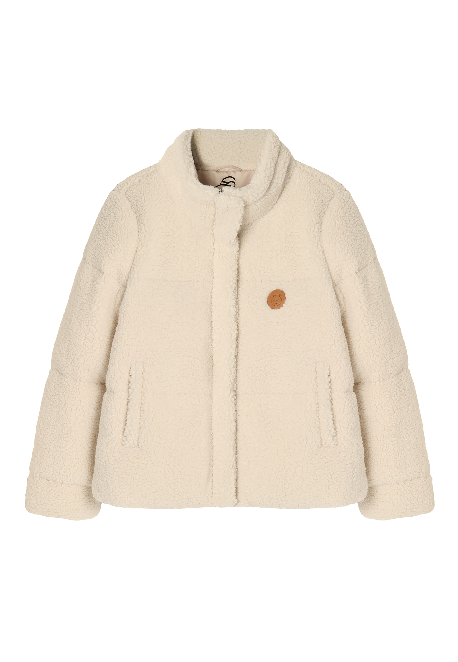 GEACĂ DE DAMĂ DIN ȚESĂTURĂ, MATLASATĂ, TIP OIȚĂ NADIA ECRU 2