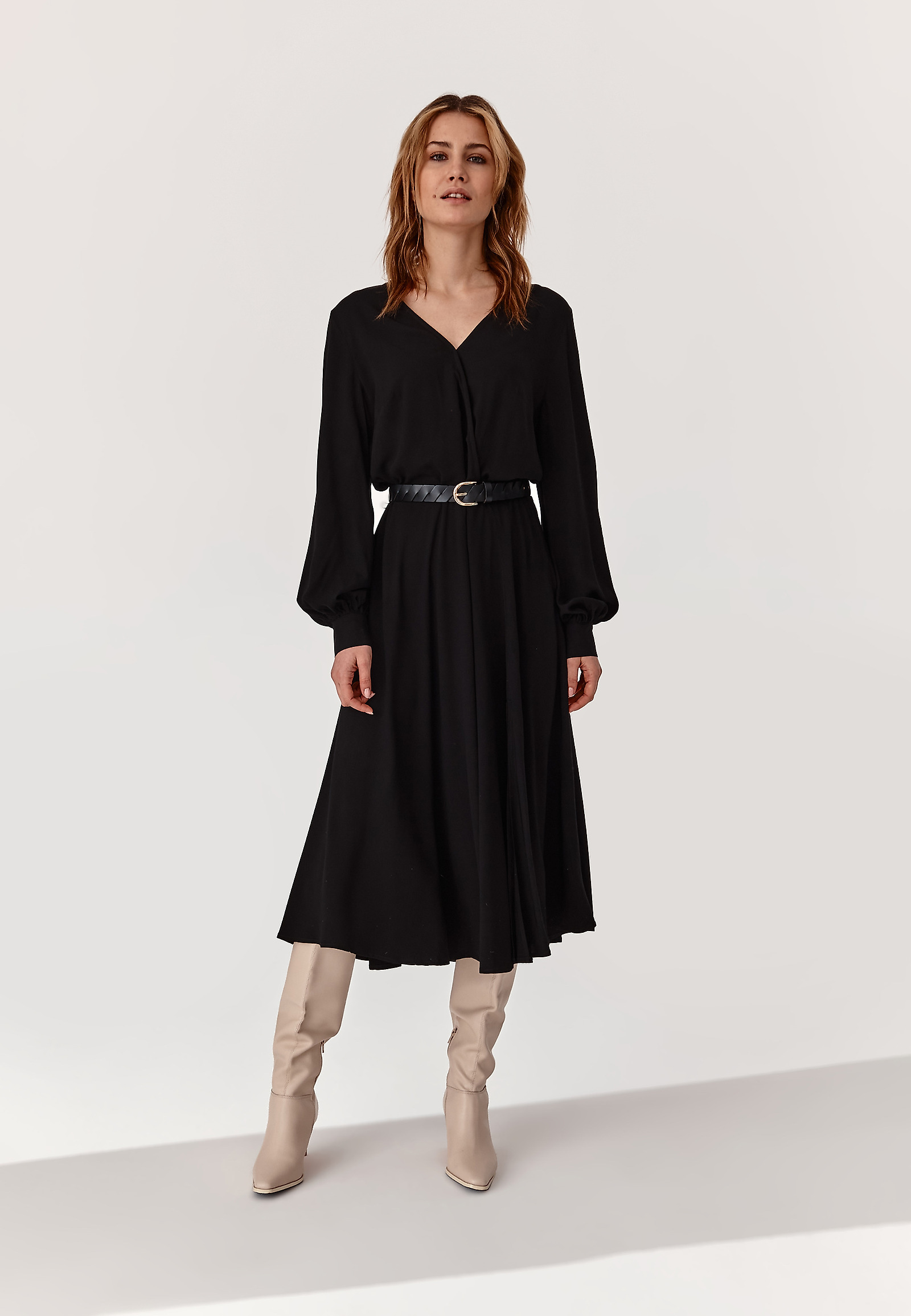 MIDI DRESS MOVA MIDI DRESS MOVA BLACK 76865